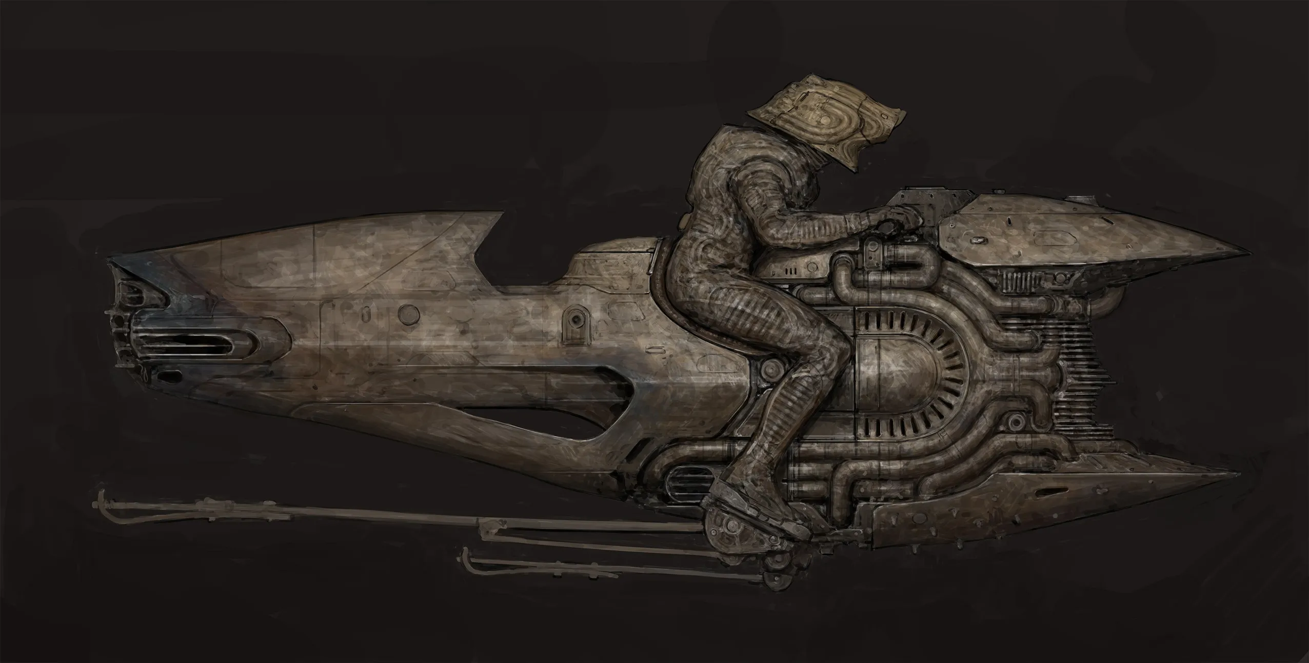 Dark fantasy concept art by Ariel Pérez